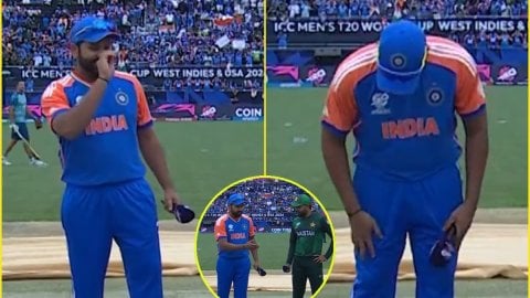 IND vs PAK मैच में हुई कॉमेडी! टॉस का सिक्का जेब में रखकर भूल गए थे ROHIT SHARMA; देखें VIDEO