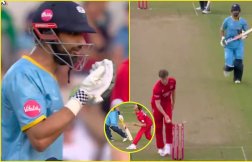 T20 Blast में हुआ गज़ब, एक ही बॉल पर हिट विकेट और फिर रन आउट होने के बाद भी बच गए Shan Masood