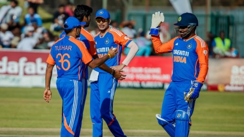 5th T20I: Sanju Samson & Mukesh Kumar star as India beat Zimbabwe by 42 runs; win series 4-1 (Ld)