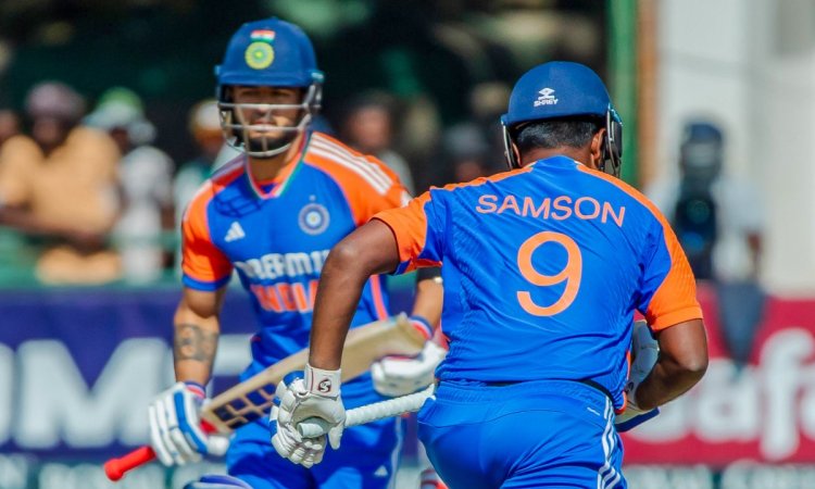 5th T20I: Sanju Samson’s 58 & Shivam Dube’s cameo powers India to 167/6 against Zimbabwe