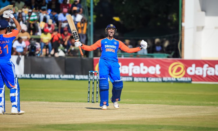 ZIM vs IND, 2nd T20I: சதமடித்து மிரட்டிய அபிஷேக் சர்மா; ஜிம்பாப்வே அணிக்கு 235 ரன்கள் இலக்கு!