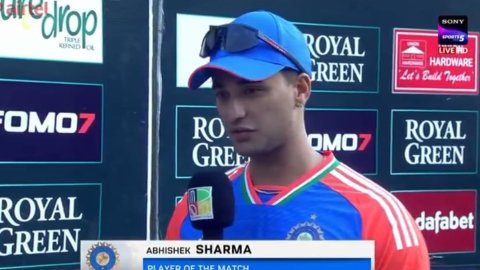 Indian opener Abhishek Sharma credits IPL for lack of nerves in debut series