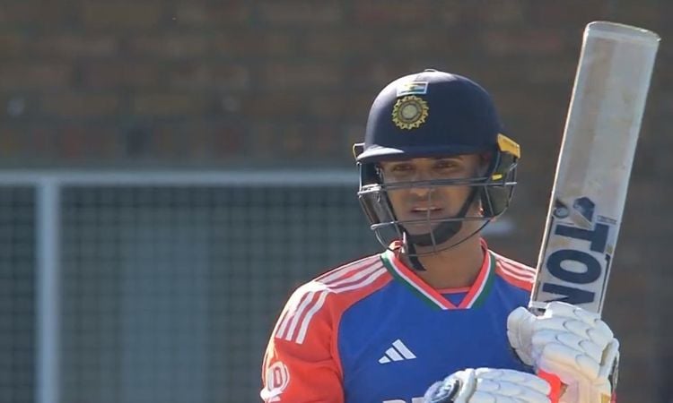 Four ball duck for Abhishek Sharma on his debut International Against Zimbabwe