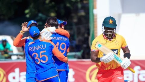 ZIM vs IND, 1st T20I: பிஷ்னோய், வாஷிங்டன் சுழலில் 116 ரன்களில் சுருண்டது ஜிம்பாப்வே!