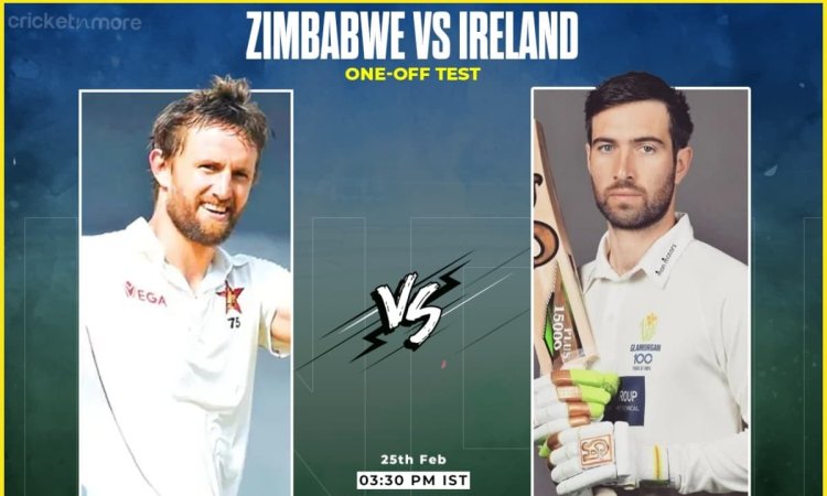 IRE vs ZIM Test Dream11 Prediction: आयरलैंड से होगा जिम्बाब्वे का मुकाबला, ऐसे बनाएं अपनी Fantasy Te