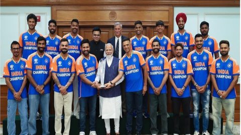 T20 WC 2024 की चैंपियन भारतीय टीम ने की पीएम नरेंद्र मोदी से मुलाकात, कही दिल खुश कर देने वाली बात 