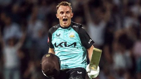 Sam Curran slams maiden ton in T20 Blast helps Surrey chase 184