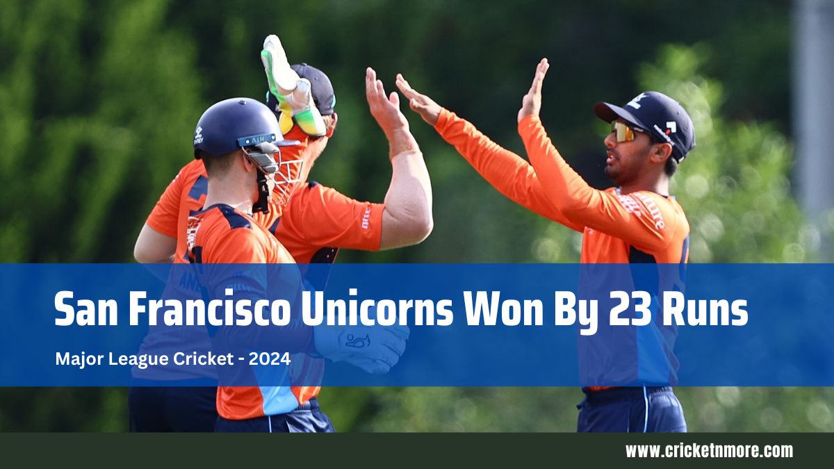 San Francisco Unicorns vs Seattle Orcas T20 12th Match Live Score