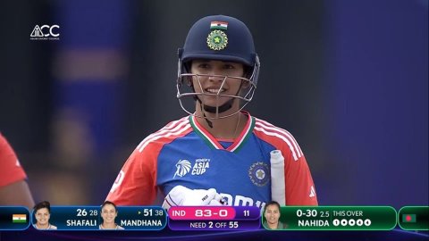 Smriti Mandhana goes past Harmanpreet Kaur and Meg Lanning & becomes the 2nd highest run getter in w