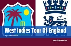 West Indies tour of England 2024 Schedule