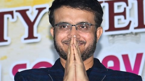 Agartala: Ambassador for Tripura Tourism and former cricketer Sourav Ganguly during an event 