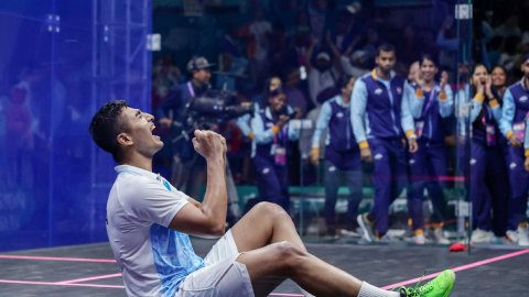 Asian Games: Man who wanted to quit squash in 2021 wins gold for India with dramatic win against Pak