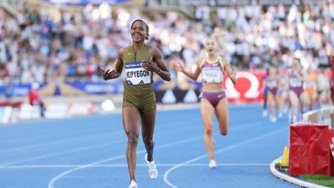 Athletics: Kipyegon breaks world 1500m record in Paris