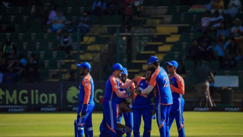 Avesh, Washington, Gill, and Rinku in awe of Ravi Bishnoi’s spectacular catch in third T20I