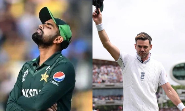 बाबर आज़म की इंग्लिश का फिर उड़ा मज़ाक, एंडरसन को ट्रिब्यूट देते वक्त कर दी गलती