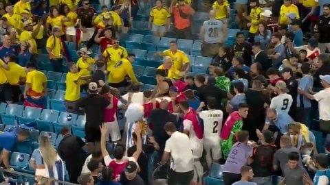 Copa America: CONMEBOL opens investigation into clash between Uruguay players and Colombia fans