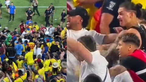 Copa America: Darwin Nunez involved in brawl with fans after Uruguay's SF loss to Colombia