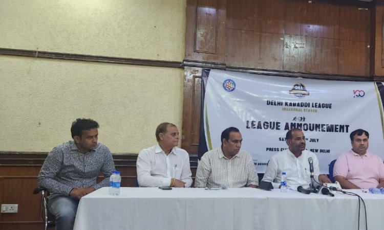 Delhi State Kabaddi Association announces the launch of Delhi Kabaddi League