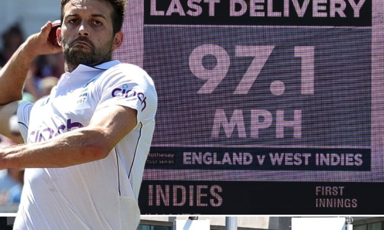 ENG vs WI: Mark Wood bowls fastest Test over by England pacer at home, clocks 156.26 kmph speed