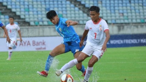 International Friendly: Pyari Xaxa finds the back of the net again as Blue Tigresses hold Myanmar to