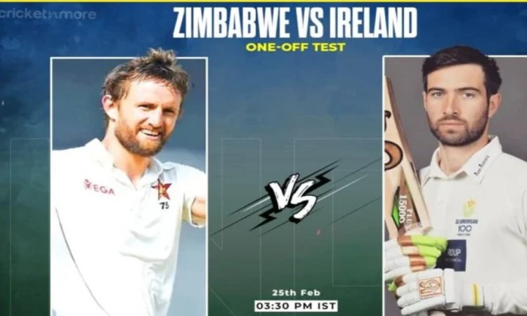 IRE vs ZIM: Dream11 Prediction Only Test, Zimbabwe vs Ireland Test Series 2024