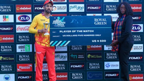 'Job is not done, series isn't over', says Raza after Zimbabwe stun India in series opener