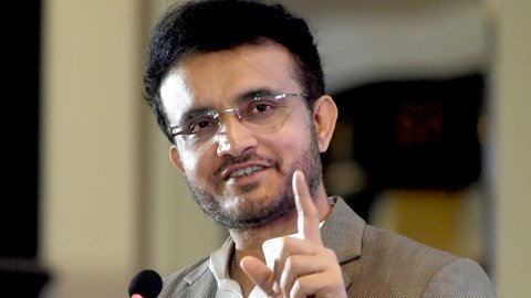 Mumbai : Former cricketer Sourav Ganguly during an event of Casagrand