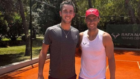 Nadal practises with Etcheverry in Bastad ahead of ATP Tour return