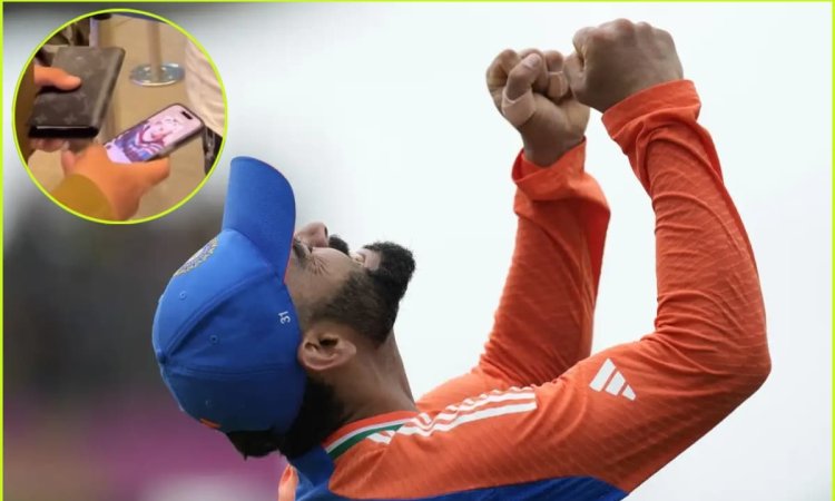 वामिका, अकाय या अनुष्का नहीं! VIRAT KOHLI ने फोन के वॉलपेपर पर लगा रखी है 'चमत्कारी बाबा' की तस्वीर