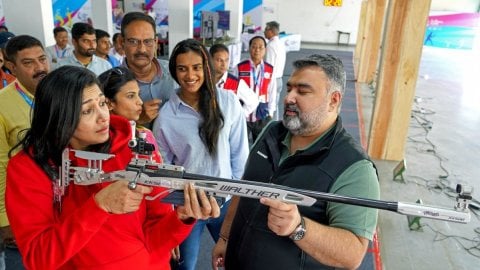 P V Sindhu, shooting, Anju Bobby George,