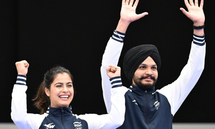 Paris Olympics: India applaud Manu, Sarabjot for history making bronze medal