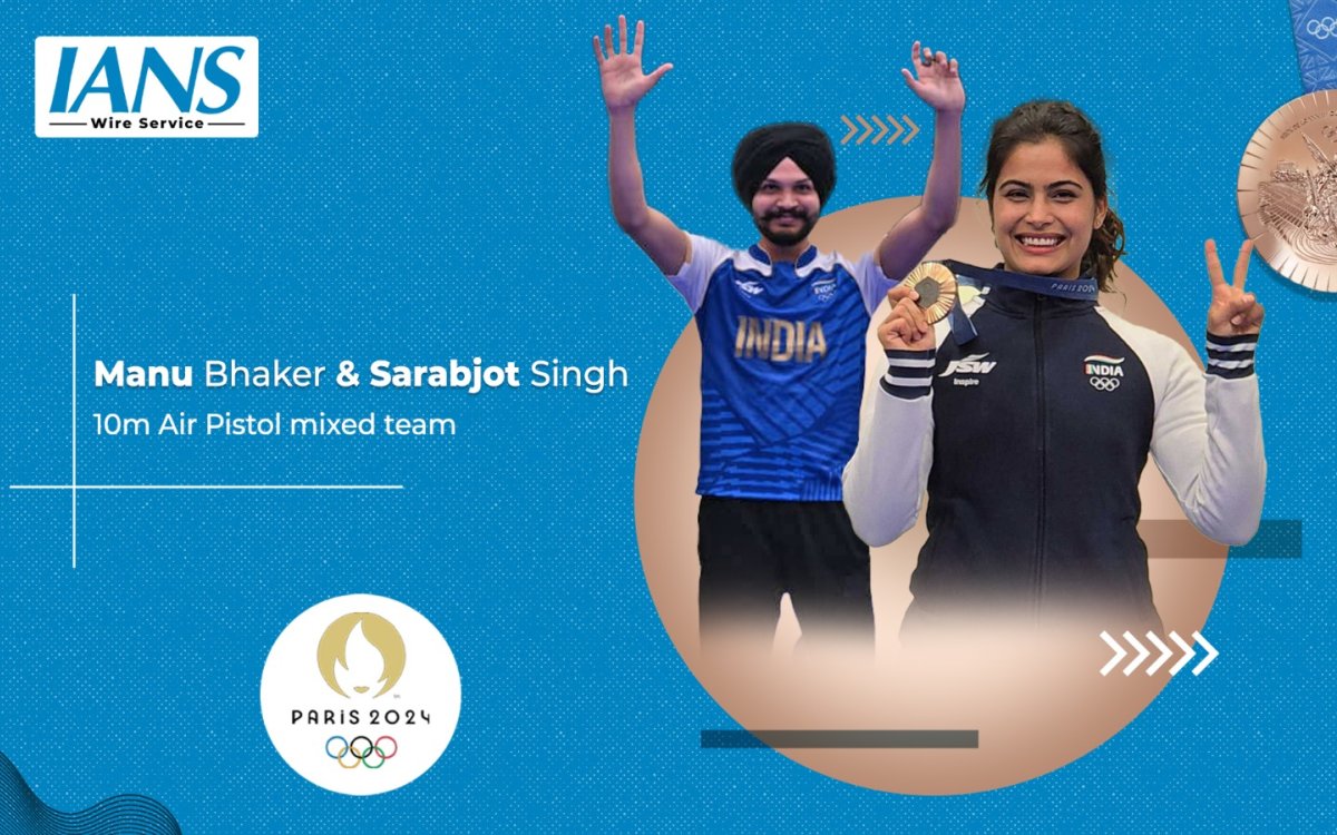 Paris Olympics: Manu Bhaker And Sarabjot Singh Clinch Bronze In 10m Air ...