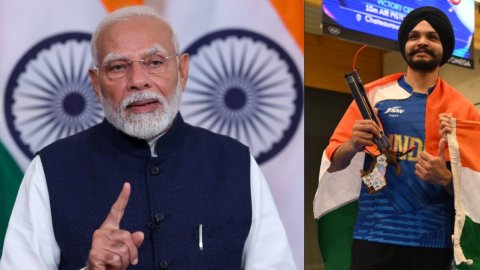 Paris Olympics: PM Modi congratulates Manu Bhaker and Sarabjot Singh for bronze medal win