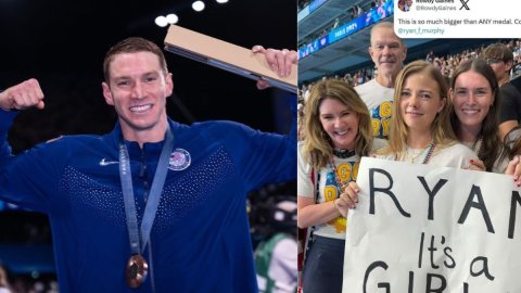 Paris Olympics: US swimmer Ryan Murphy gets 'gender reveal surprise' from wife after winning bronze