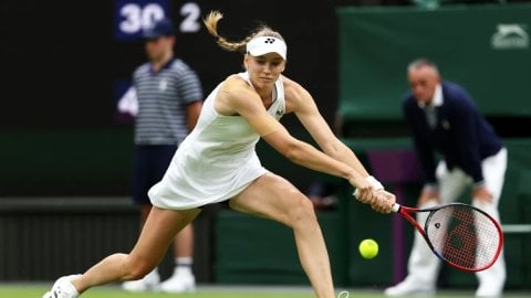 Rybakina begins Wimbledon campaign with dominant first-round victory