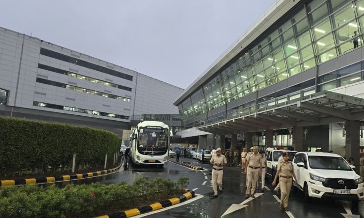 Security forces deployed at Delhi Airport Terminal 3 as Team India arrived after winning T 20 World 