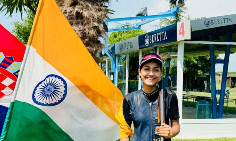 Shooting: Sabeera Haris wins bronze in the Junior World Cup in Italy