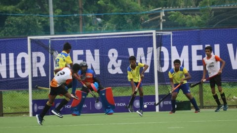 Sub Jr Men West Zone Hockey: Dadra & Nagar Haveli and Daman & Diu, Chattisgarh win league matches on