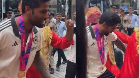 Suryakumar shows off dancing skills as T20 World Cup champions accord hero's welcome in Delhi