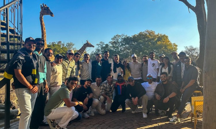 Team India enjoys wildlife tour in Harare ahead of third T20I