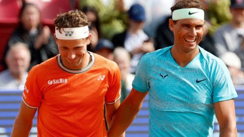 Tennis: Rafael Nadal races to doubles win alongside Ruud in Bastad return