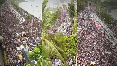 Thousands of thrilled Mumbaikars raring to accord grand welcome to Team India