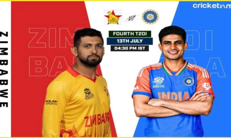 IND vs ZIM: Dream11 Prediction 4th T20I, India vs Zimbabwe T20 Series 2024