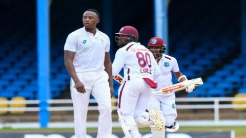 WI vs SA, 1st Test: தென் ஆப்பிரிக்கா 357 ரன்களில் ஆல் அவுட; விண்டீஸ் அணி தடுமாற்றம்!