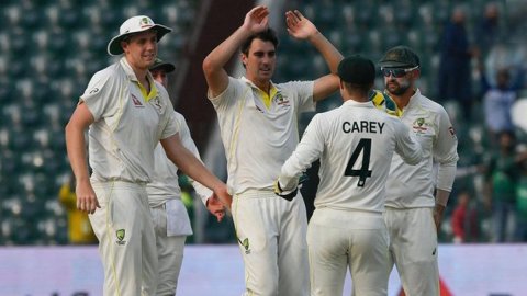 3rd Test, Day 3: Cummins, Starc trigger Pakistan's collapse, put Australia in command, skp,