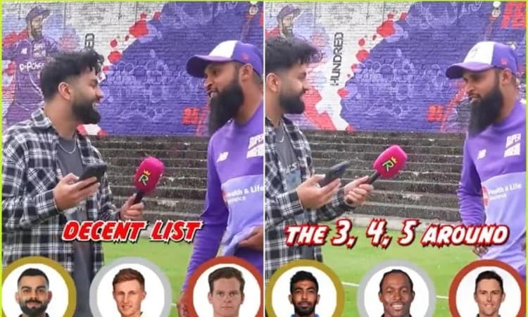 Adil Rashid Picks His Top Five Batters Pacers And Spinners In The Current World Cricket! தன்னுடைய டாப்-5 வீரர்களை தேர்வுசெய்த ஆதில் ரஷித் - வைரலாகும் காணொளி!