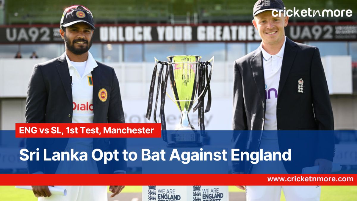 Sri Lanka Bat Against England In First Test