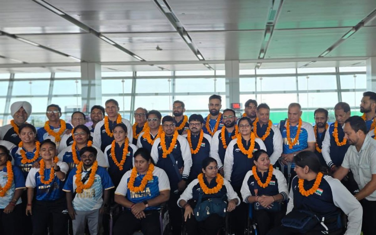 Biggest Indian Contingent Departs For Paris Paralympics 2024 On