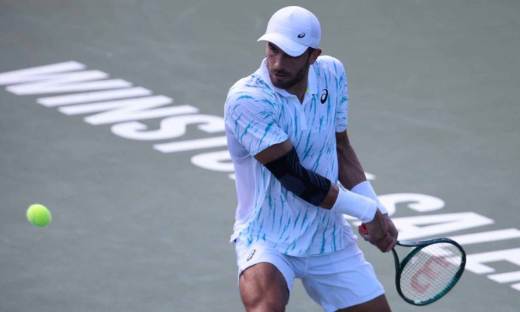 Borna Coric avenges last year's Winston-Salem loss to Sebastian Baez in the ATP 250 event last year.