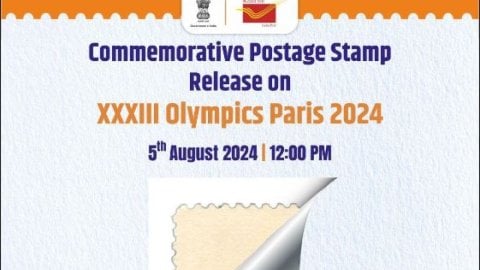 Centre to celebrate Paris Olympics with commemorative postage stamps